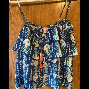 Lilly Pulitzer Mays Top EUC